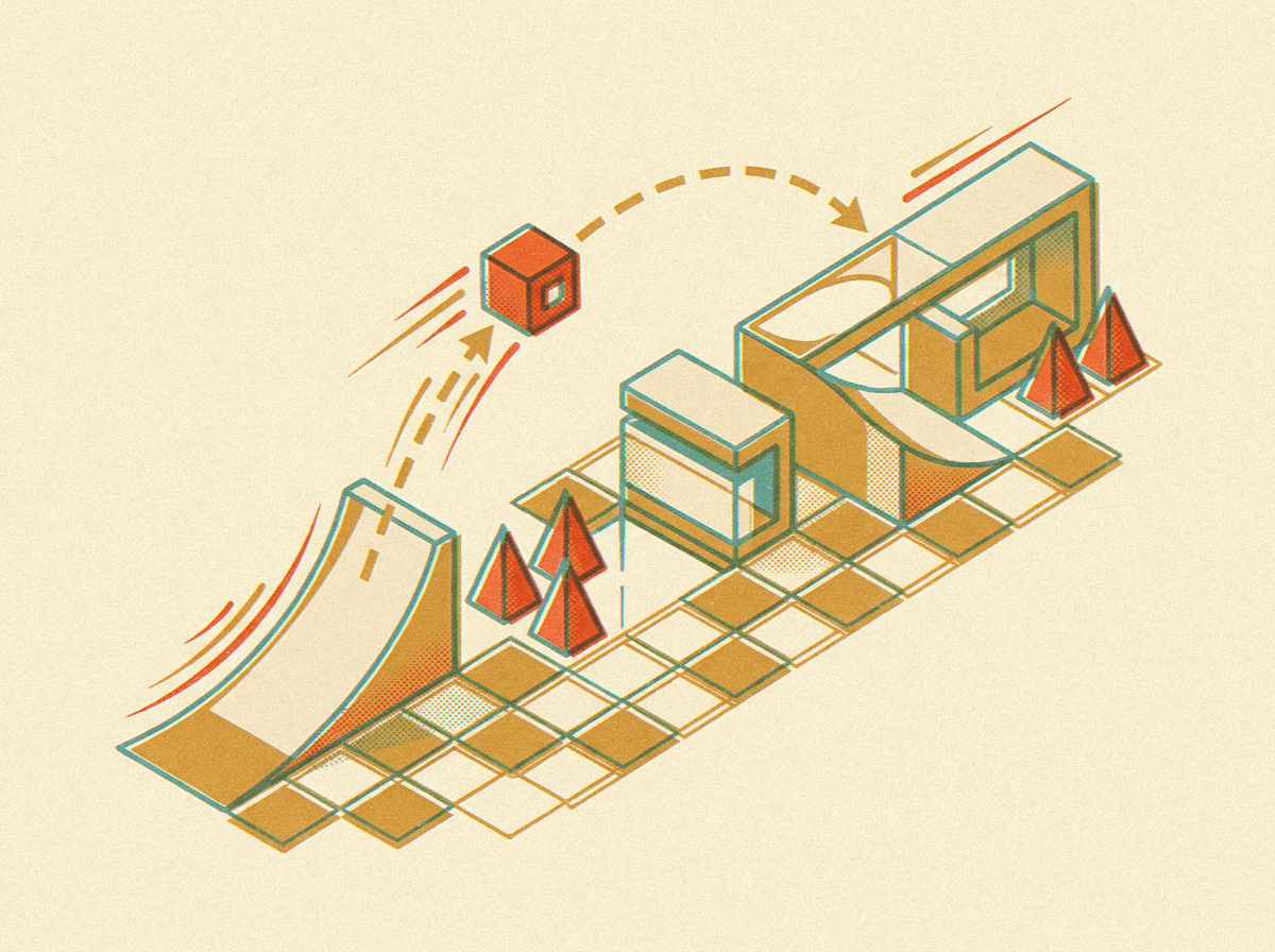 Runner: the playable geometry at full resolution